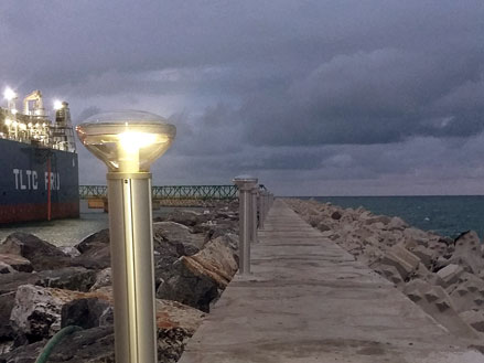 Solar Bollard Lights -  TEAM LNG PORT TERMINAL